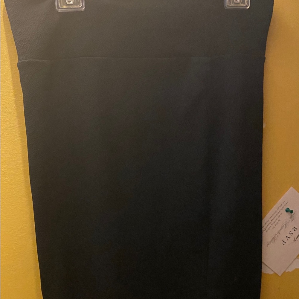 Black pencil skirt